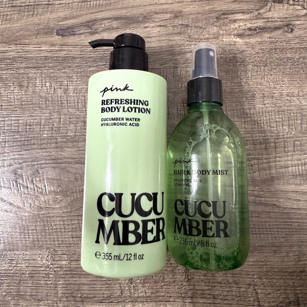 PINK Victoria's Secret Green Cucumber Moisturizer and Body Mist